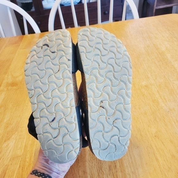 Birkenstock Dehli Black Oiled Leather Sandals sz 36 - Picture 8 of 12